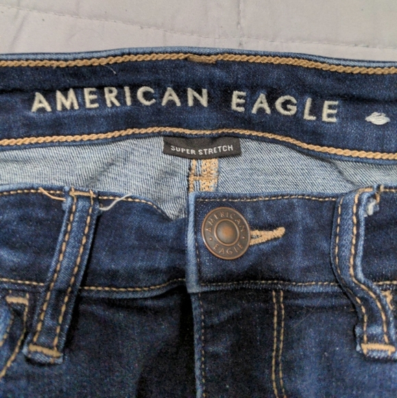 SOLD American Eagle Hi-rise Jeggings Jeans sz 8 Short Petite - Picture 3 of 5